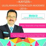 Girişimcilik ve Proje Yönetimi Eğitimi